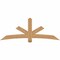 Ekena Millwork Alberta Smooth Timber Gable Bracket, Western Red Cedar, 84"W x 31"H x 3 1/2"D x 5 1/2"F, 9/12 Pitch GBW084X31X0406ALB00SWR - alternate 1